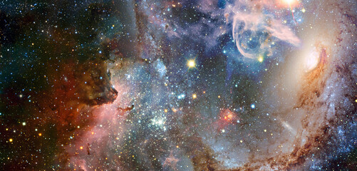 Abstract space background. Elements of this image furnished by NASA