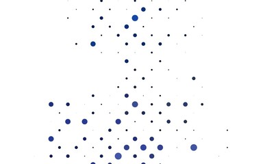 Light Black vector cover with spots.