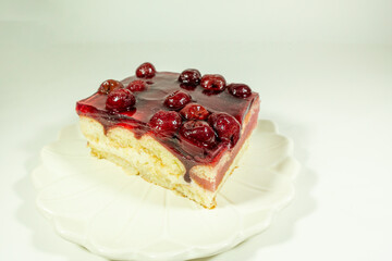 Cake with sour cherry