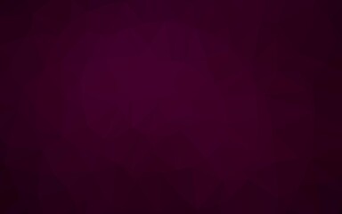 Dark Purple vector shining triangular template.