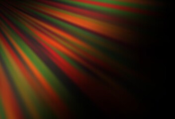 Dark Orange vector texture with colored lines.