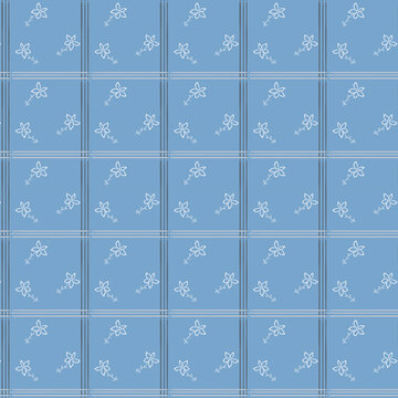 White flowers pattern