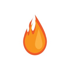 fire logo icon vector