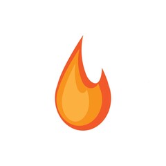 fire logo icon vector