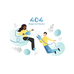 People-programmers correct errors by connecting closed site. Site page not found, not visible to users online. Internet connection error. Data is not loading. Shows error 404. There is no electricity.