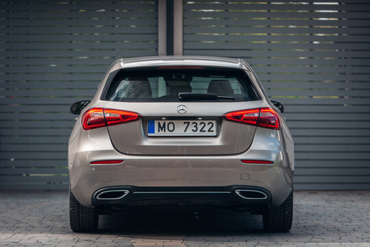 Mercedes Benz A-class W177 at the parking