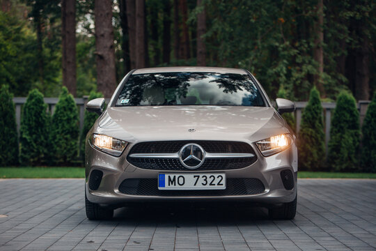 Mercedes Benz A-class W177 at the parking