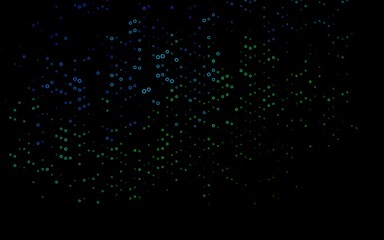 Dark Blue, Green vector layout with circle shapes.