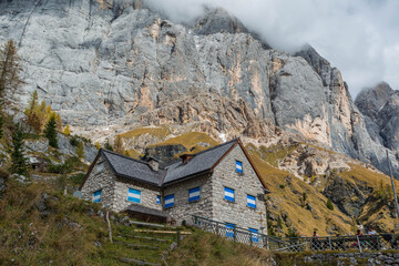 house in the mountains