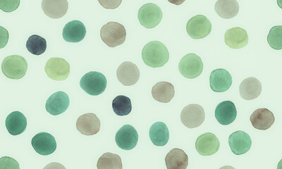 Seamless Circle Template. Decorative Succulent 