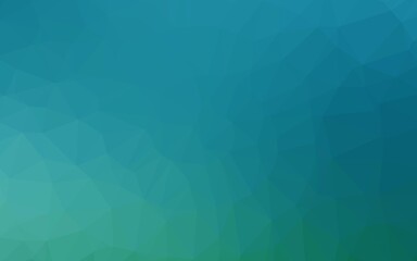 Light BLUE vector polygon abstract backdrop.