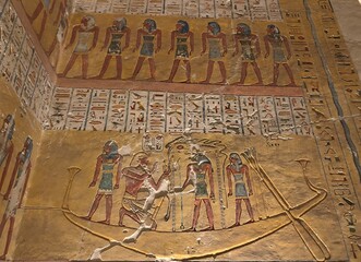 Egyptian Hieroglyphs Valley of the Kings