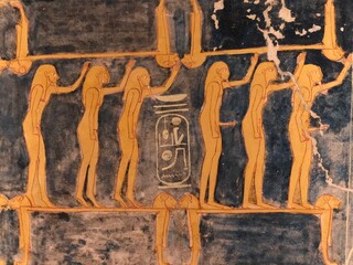Egyptian Hieroglyphs Valley of the Kings