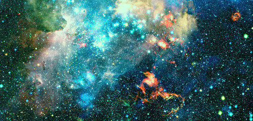 Cosmic art. Science fiction wallpaper. Elements of this image furnished by NASA