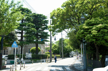 山手の交差点