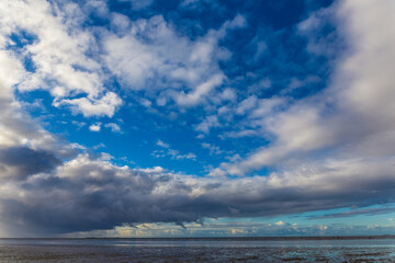 Himmel über dem Watt