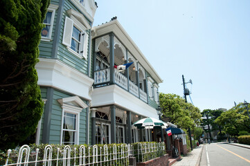 Obraz premium 横浜 山手のカフェ