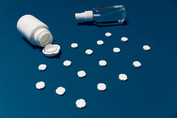 Leki  z pudełka dezynfekcja