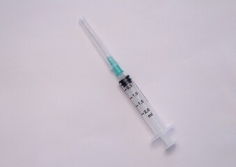 syringe with a needle