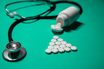 Zdrowie medycyna tabletki lekarstwa - obrazy, fototapety, plakaty