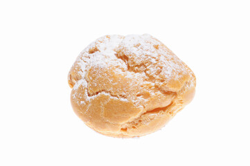 白バックにシュークリーム
