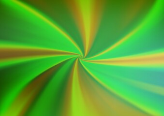 Light Green vector blur pattern.