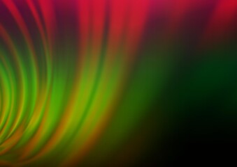 Dark Multicolor, Rainbow vector glossy bokeh pattern.
