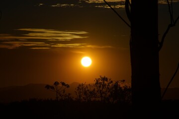 Paisaje atardecer 