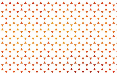 Light Orange vector seamless texture in triangular style.