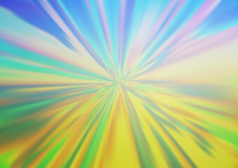 Obraz premium Light Blue, Green vector blurred shine abstract template.