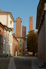 Fototapeta na wymiar Medieval towers of Pavia
