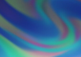 Light BLUE vector blurred shine abstract background.