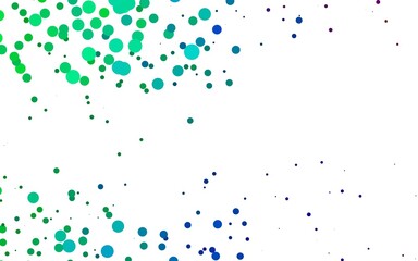 Light Multicolor, Rainbow vector pattern with spheres.