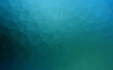 Light BLUE vector polygon abstract background.