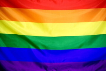 Rainbow colorful LGBT flag as a background