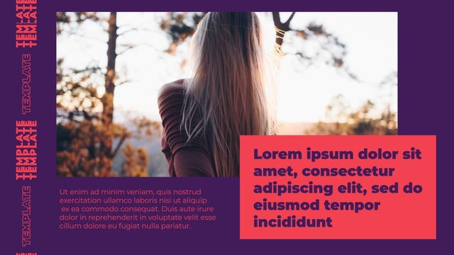 Modern Stylish Slide Typography Overlay