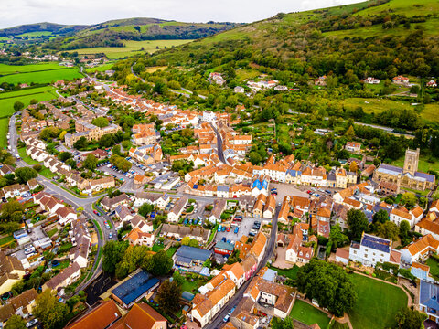 Aerial view of the Axbridge in England