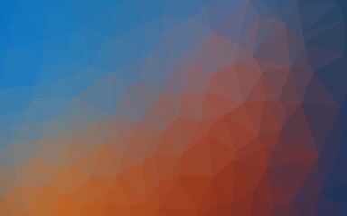 Light Blue, Red vector triangle mosaic cover.