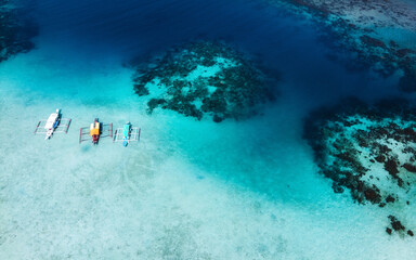 blue water