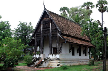 An ancient church in a rustic setting. Currently difficult to find. in Thailand