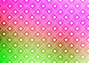 Light Pink, Green vector layout with lines, rectangle.