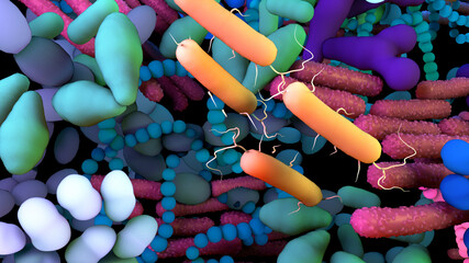 The human Microbiome, genetic material of all the microbes that live on and inside the human body.
