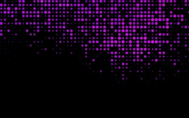 Dark Purple vector template with circles.