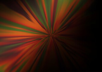 Dark Orange vector glossy abstract template.