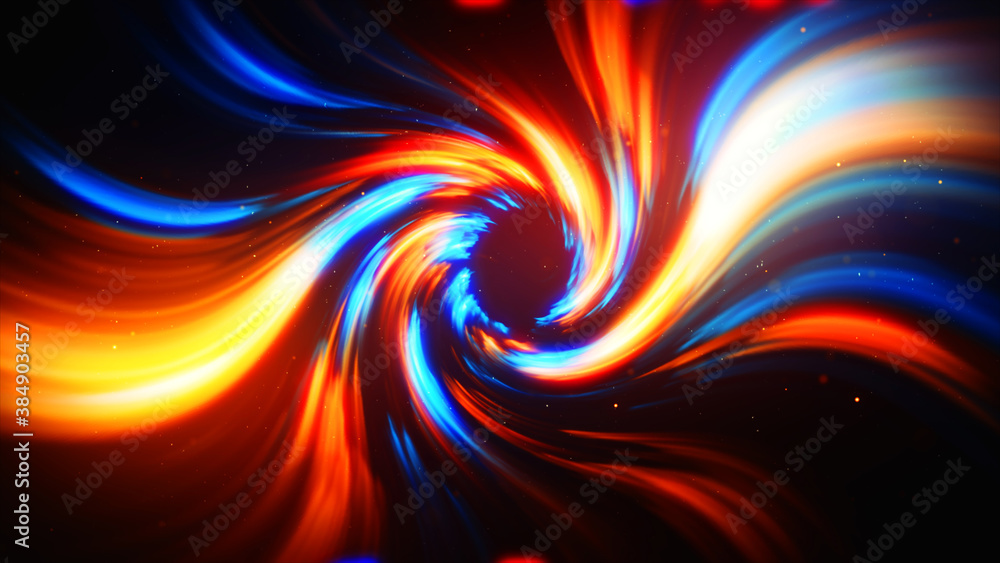 Wall mural abstract twirl line background. abstract twirl line blurred and colored pattern.