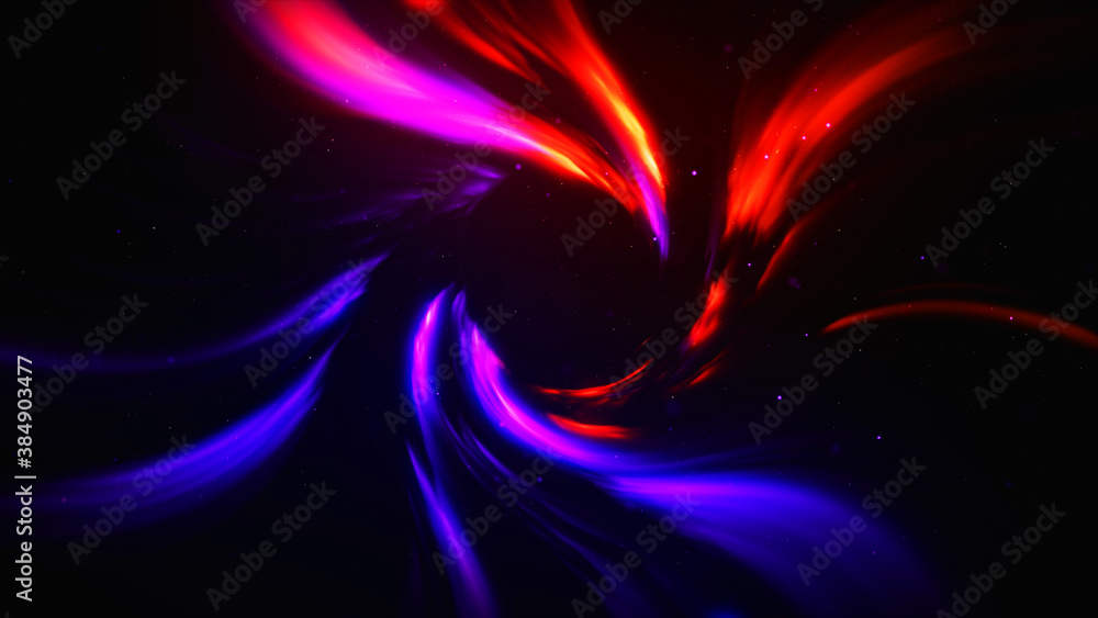 Wall mural abstract twirl line background. abstract twirl line blurred and colored pattern.