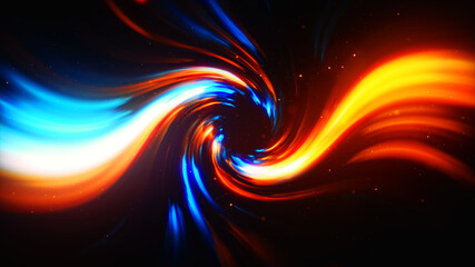 Abstract twirl line background. Abstract twirl line blurred and colored pattern.