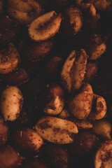 Chile Spicy Peanuts Macro close up
