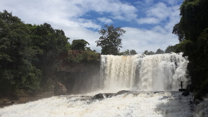 Cambodia. Bou Sra waterfull. Busra waterfall is located in Pich Chenda district about 43 kilometers northeast of Mondulkiri provincial town, Sen Monorom. Sen Monorom city. Mondulkiri province. © Andrii