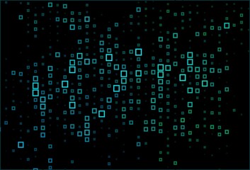 Dark Blue, Green vector pattern in square style.